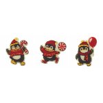 @ Schoko-Dekor Aufleger weiß Pinguin 'Frileux' (168 Stk)