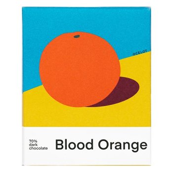 BIO Tafel-Schokolade dunkel | zartbitter 'Blood Orange' 70% (70g)