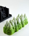 @ Silikon-Matte | -Form | Einzel- | Kuchenform Weihnachts- | Tannen- | Christbaum 'Snow Tree'