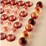 @ Gießform-Blister für Halbkugel Weihnachts- | Tannen- | Christbaumkugeln (630 Stk)