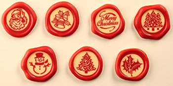 @ Gießform-Blister für Siegel Weihnachtsmotive (630 Stk)