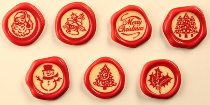 @ Gießform-Blister für Siegel Weihnachtsmotive (630 Stk)