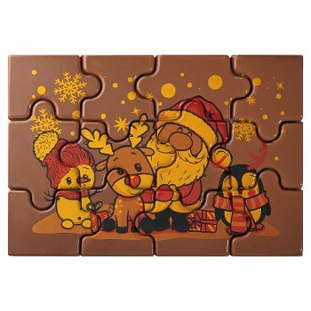 @ Gießform-Blister für Puzzle 'La fine équipe' (10 Stk)