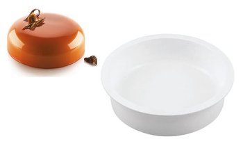 @ Silikon-Matte | -Form | Einzel- | Kuchenform rund glatt 'Universo'