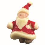 @ Schoko-Dekor Weihnachtsmann weiß 'Volant' (64 Stk)