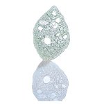 @ Isomalt-Dekor Aufleger Blatt neutral 'Opalines' (64 Stk)