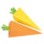 @ Pralinen- | Geschenk-Schachtel | Überraschungs-Tüte gelb und orange Motiv Karotte (ca. 300g)