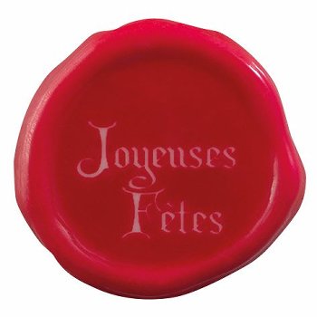 @ Fettglasur-Dekor Aufleger Siegel 'Jojeuses Fêtes' (63 Stk)