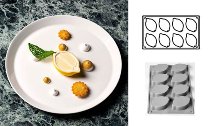 @ Silikon-Matte | -Form 8 Zitronen-Hälften (30x17,5cm)