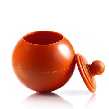 @ Schoko-Dekor Aufleger 'Honigtöpfe mit Deckel', weiße Schokolade gefärbt (18 Stk)