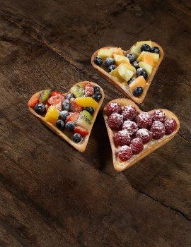 @ Dessert-Tartelettes hell Herz (72 Stk)
