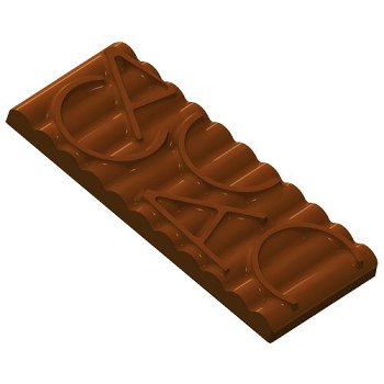 @ Gießform Tafel | Tafelgießform Schriftzug 'Cacao'