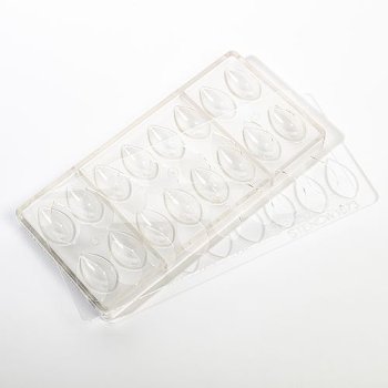 @ Schablone für Pralinengießform Tropfen CW1673 (275x135mm)