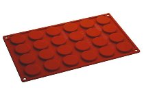 @ Silikon-Matte | -Form 24 runde Formen | Törtchen | Tartelettes | Florentiner (30x17,5cm)