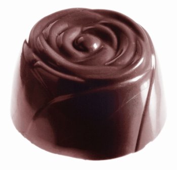 @ Gießform Praline | Pralinengießform 28 Rosenformen