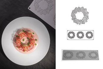 @ Silikon-Matte | -Form 3 Mosaik-Formen 'Mosaic Frame' (39,5x14cm)
