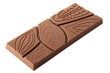 @ Gießform Tafel | Tafelgießform Kakaobohne | Kakaofrucht