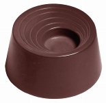 @ Gießform Praline | Pralinengießform 21 runde Formen gerillt