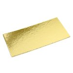 @ Patisserie-Unterlagen gold rechteckig L15,5xB7,7cm (100 Stk)