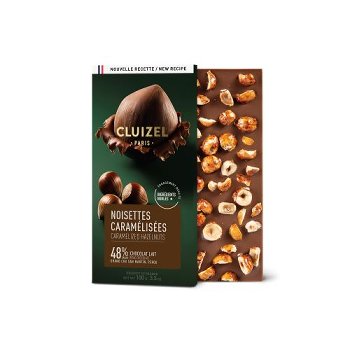 Tafel-Schokolade vollmilch Haselnuss 'Noisettes Caramélisées' (100g)