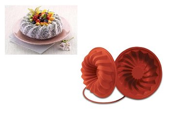 @ Silikon-Matte | -Form | Einzel- | Kuchenform Gugelhupf | Guglhupf 'Savarin Cake'