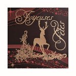 @ Schoko-Dekor Aufleger weiß Carré 'Joyeuses Fêtes' (120 Stk)