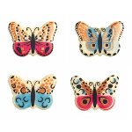 @ Schoko-Dekor Aufleger weiß Schmetterling bunt (208 Stk)