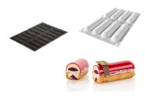 @ Kit Silikon-Matte | -Form 8 ovale Formen | Eclairformen