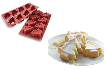 @ Silikon-Matte | -Form 8 Weihnachts- | Tannen- | Christbäume 'Pino'