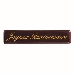 @ Schoko-Dekor Aufleger bitter 'Joyeux Anniversaire' (70 Stk)