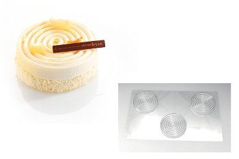 @ Formen für Süßspeisen rund Spiralform (16 Formen für 48 Stk)