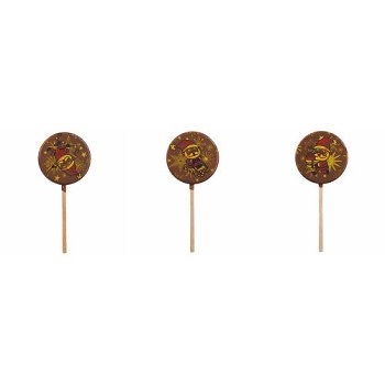 @ Gießform-Blister für Lutscher | Lolly Weihnachtsmotive 'Père Noel' déjanté (45 Stk)