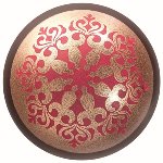@ Gießform-Blister für Halbkugel 'Baroque' (10 Blister für 10 Stk)