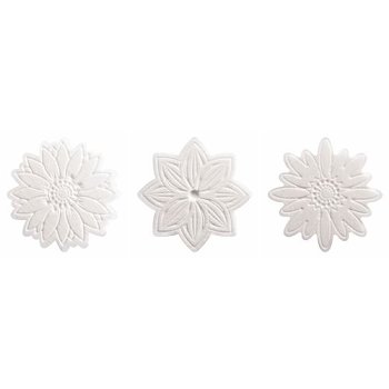 @ Baiser-Dekor Aufleger Blume mit Relief 'Grandes Fleures' (120 Stk)