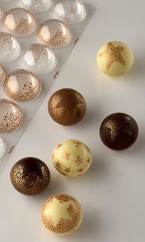 @ Gießform-Blister für Halbkugel Weihnachts- | Tannen- | Christbaumkugeln (480 Stk)
