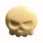 @ Schoko-Dekor Aufleger weiß Totenkopf (176 Stk)