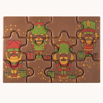 @ Gießform-Blister für Puzzle 'Bande de Casse' (10 Stk)