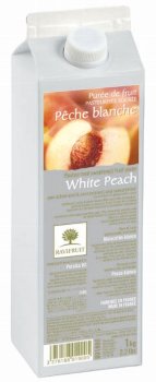 Pfirsich weiß Püree gezuckert, ungekühlt