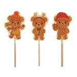@ Gießform-Blister für Lutscher | Lolly weihnachtliche Teddybären 'Oursons de Noël' (45 Stk)