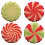 @ Schoko-Dekor Aufleger weiß rund bunt 'Candy' (176 Stk)