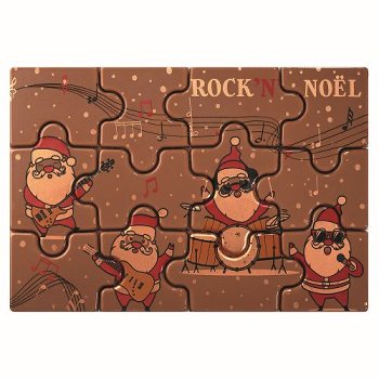 @ Gießform-Blister für Puzzle 'Rock 'N' Noël' (10 Stk)