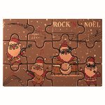 @ Gießform-Blister für Puzzle 'Rock 'N' Noël' (10 Stk)