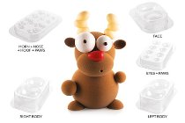 @ Gießform für Rentier 'Rudolf'