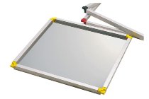 @ Rahmen stapelbar schwarz für Inoxblech