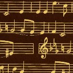 @ Transfer- | Siebdruckfolie Musiknoten (30 Stk)