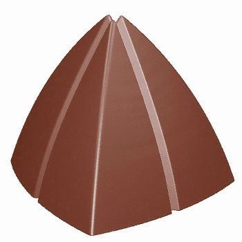 @ Gießform Praline | Pralinengießform 21 Pyramidenformen mit Einkerbung