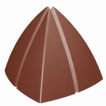 @ Gießform Praline | Pralinengießform 21 Pyramidenformen mit Einkerbung