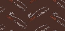 @ Eigendruck Transfer- | Siebdruckfolie CAFÉ CLASSIQUE (125 Stk)