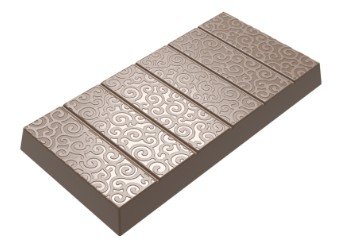 Gießform Tafel | Tafelgießform 'Dubai Schokolade' mit Muster
