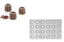 @ Gießform Praline | Pralinengießform 24 Cannele-Formen
